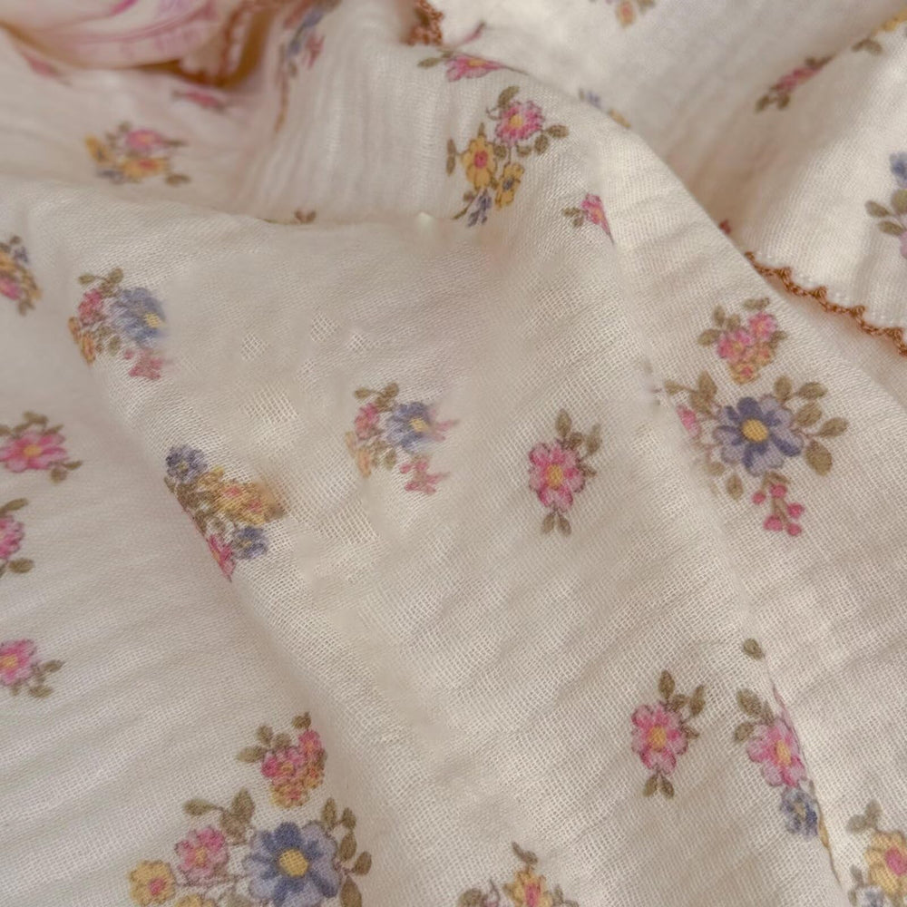 BuLuTu Muslin Cotton Baby Blanket care guide highlights machine wash for busy parents.