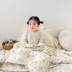BuLuTu soft-breathable muslin blanket shown as lightweight layering for summer