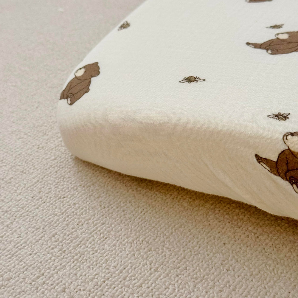 BuLuTu 2-pack crib sheets simplify changes and nursery setup.