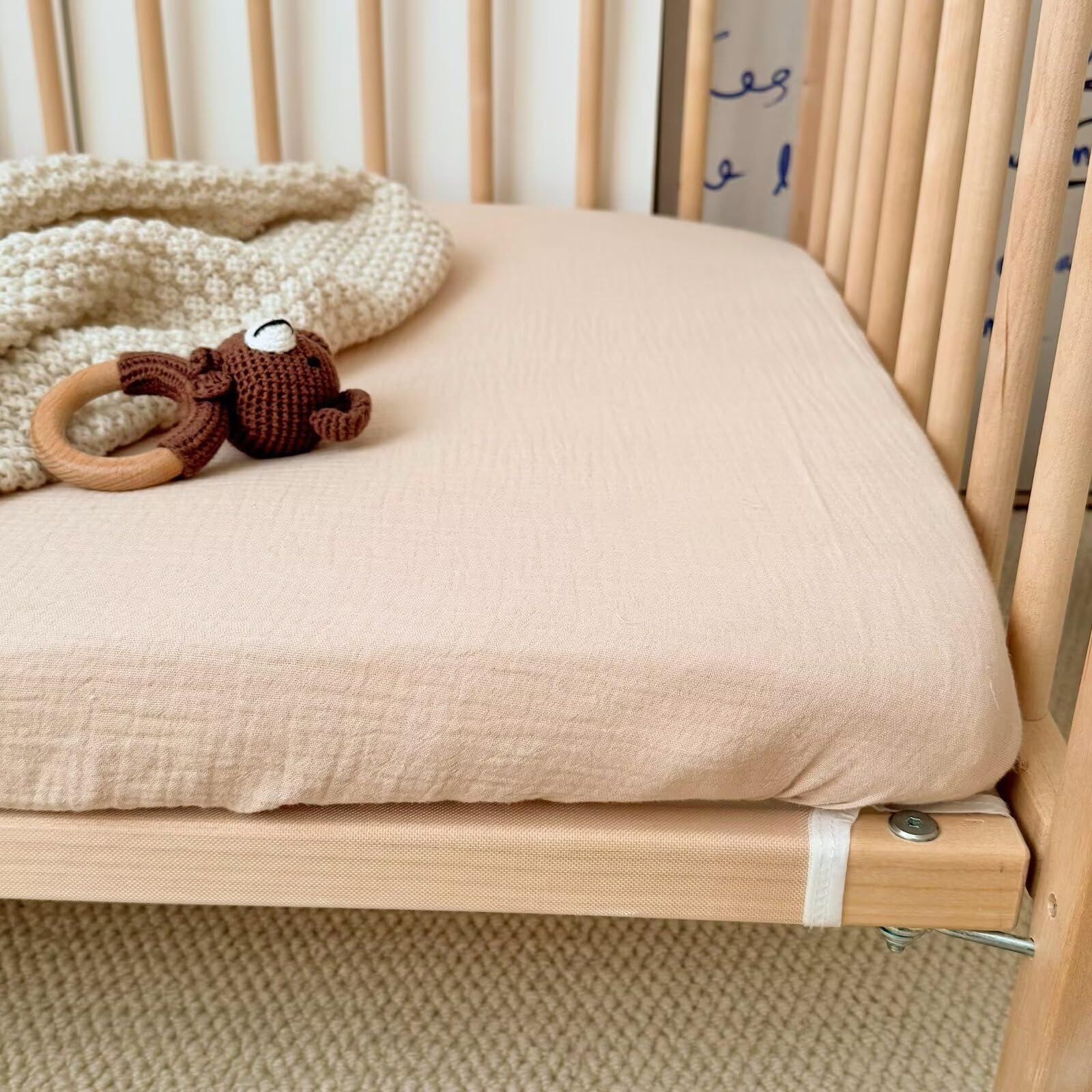BuLuTu sheets are machine washable for simple, quick cleanup after messy days