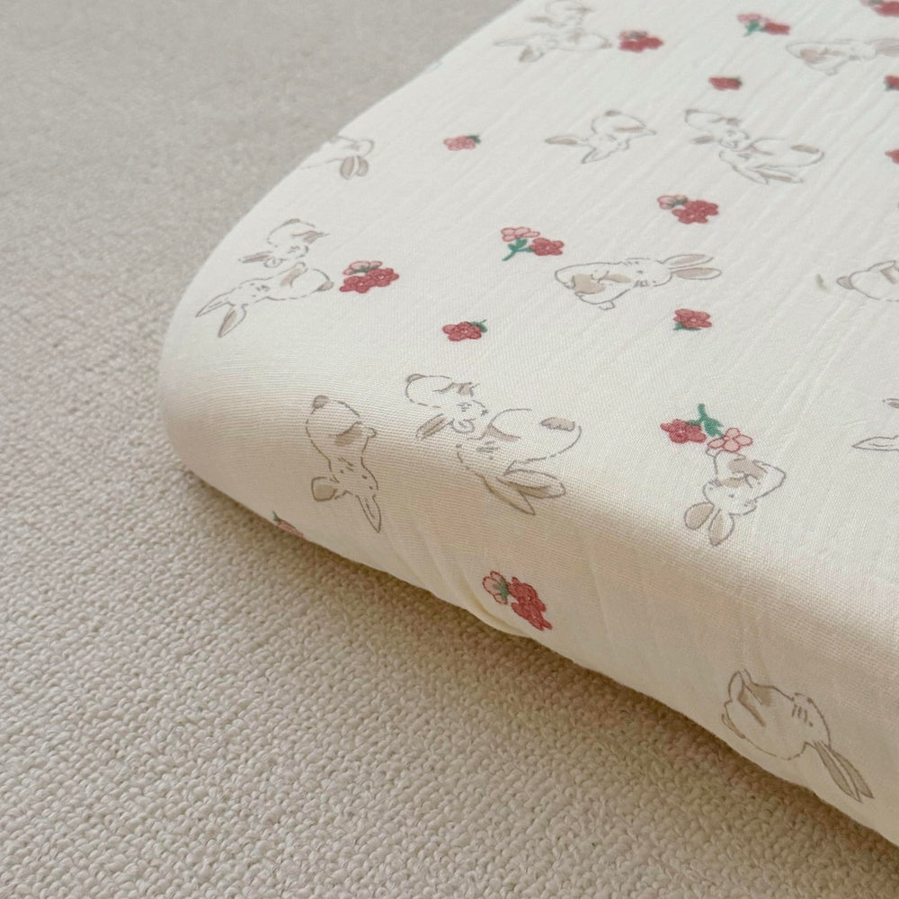 BuLuTu muslin sheets for toddler bed, easy transition bedding