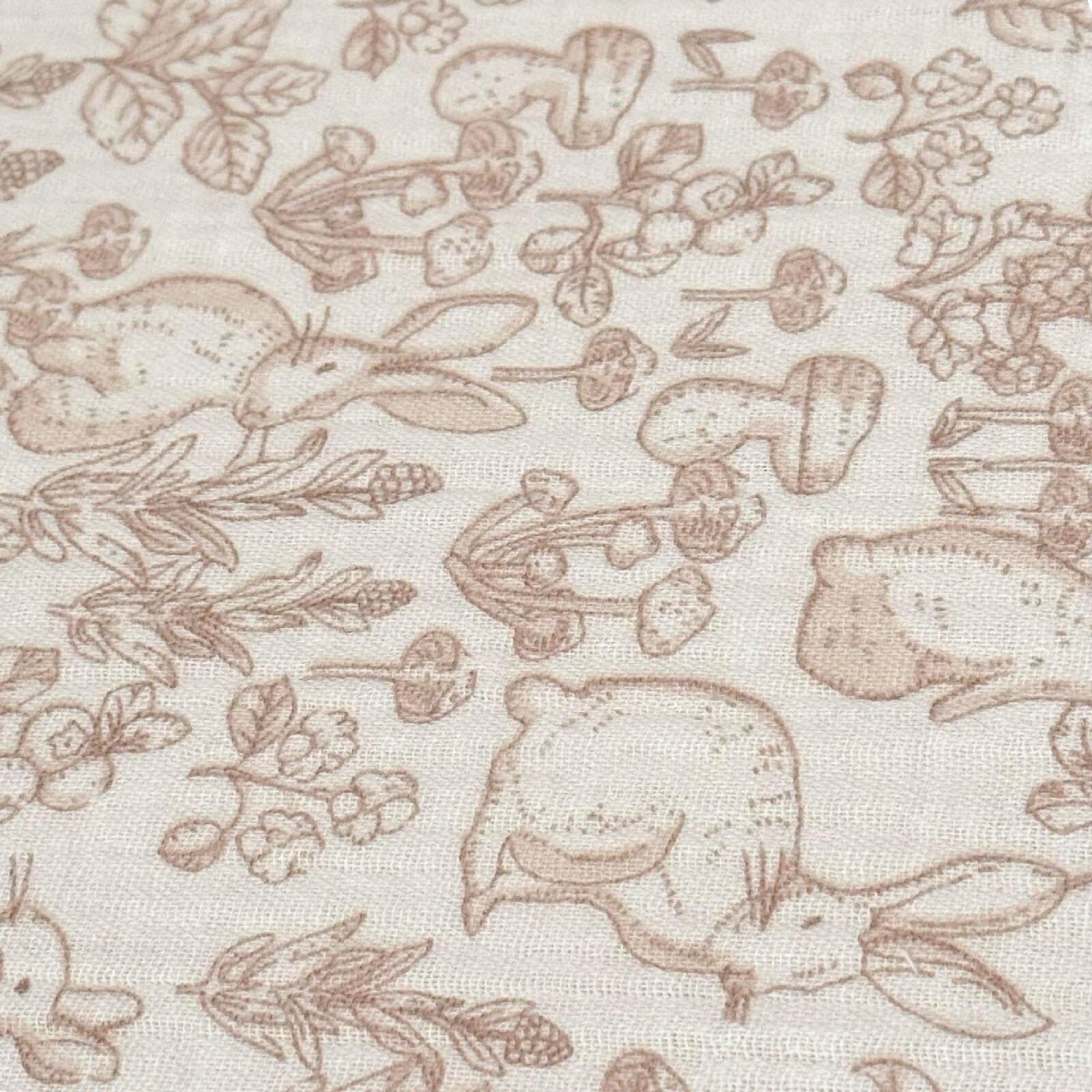 BuLuTu neutral nursery design suits boys and girls with camellia and forest motifs