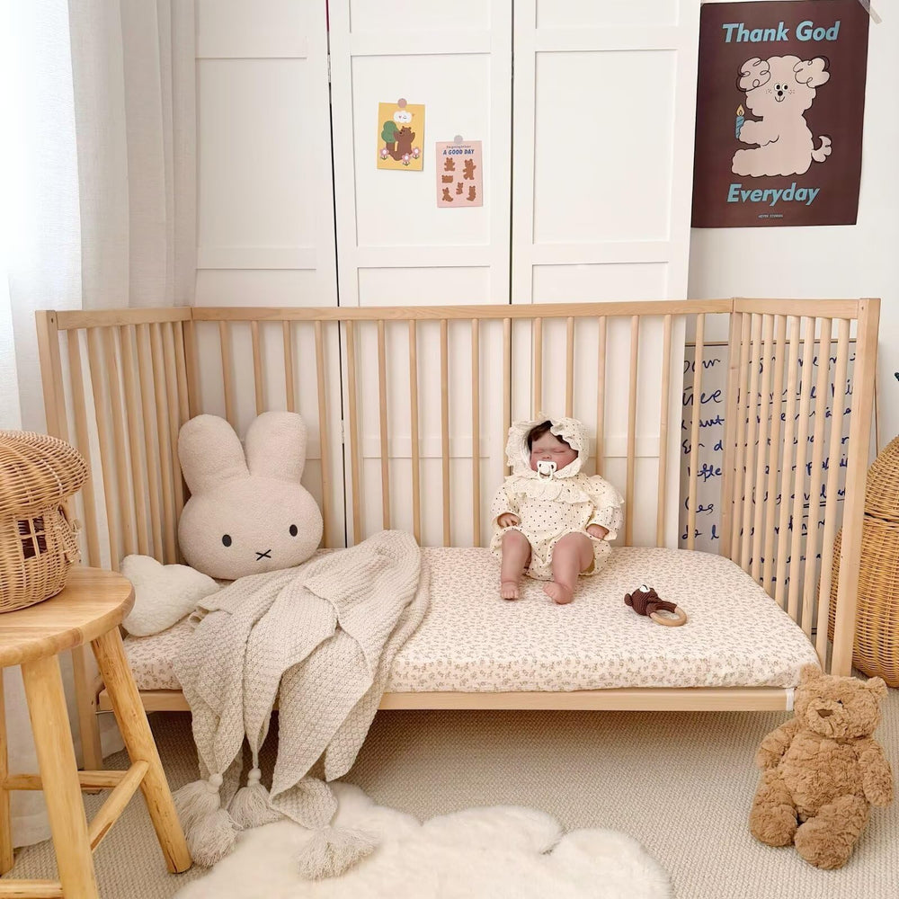 BuLuTu gift-ready pack of two crib sheets suitable for baby showers