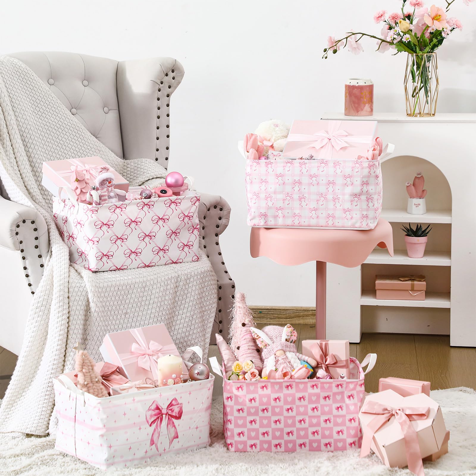 Bulyoou foldable bow storage bin, convenient for seasonal storage.