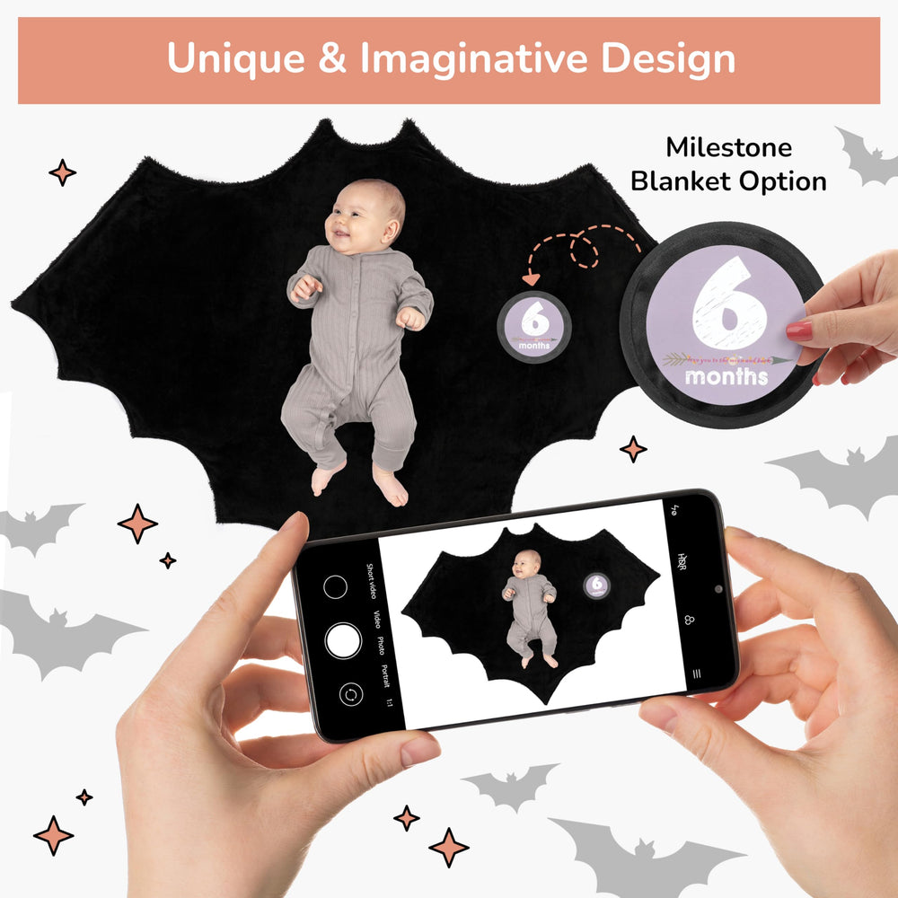 Bumba Kids bat hat and wings set adds a playful finishing touch to cute outfits.