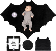 Bumba Kids sherpa fleece bat swaddle closeup for plush warmth and cozy cuddles.