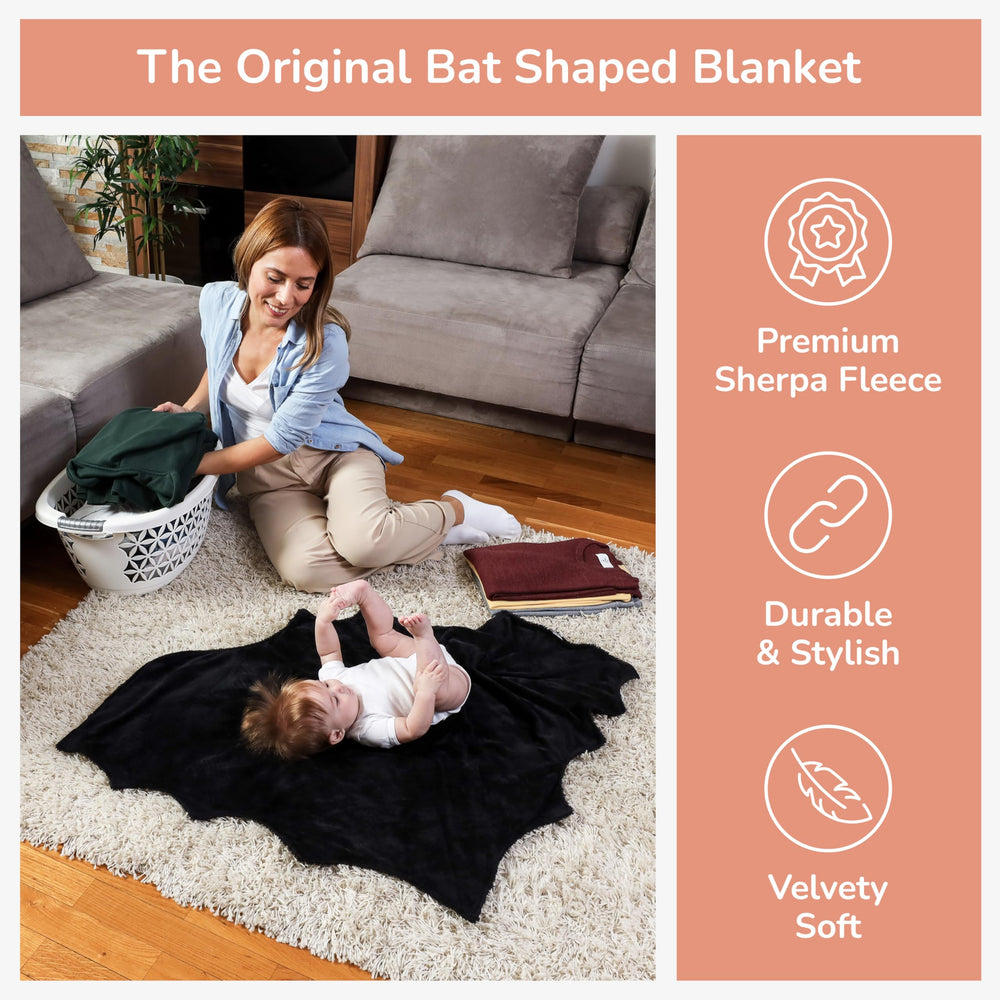 Bumba Kids travel-friendly bat swaddle lightweight and compact for trips.