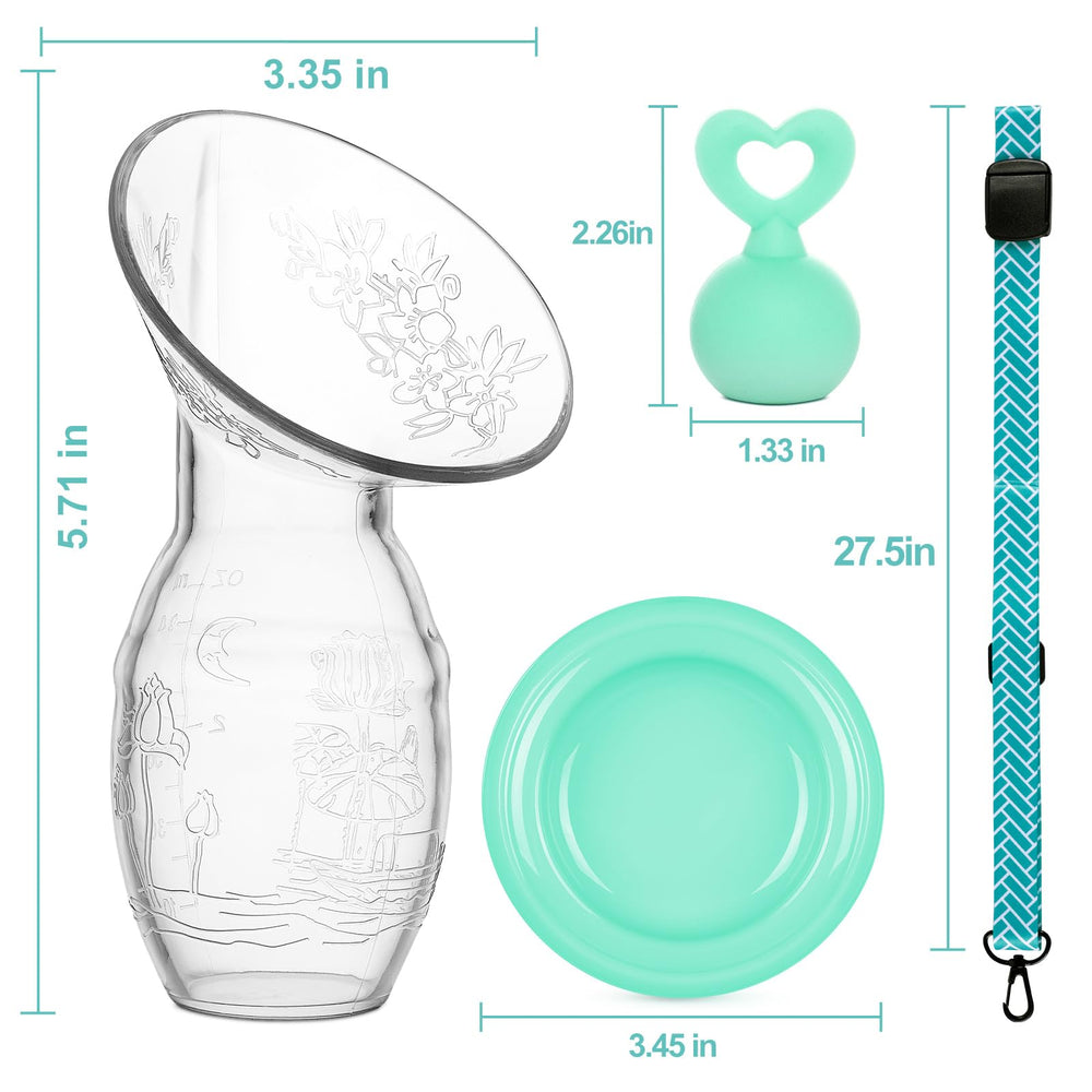 BumbleBee 90ml bottle with measurement marks for accurate milk storage