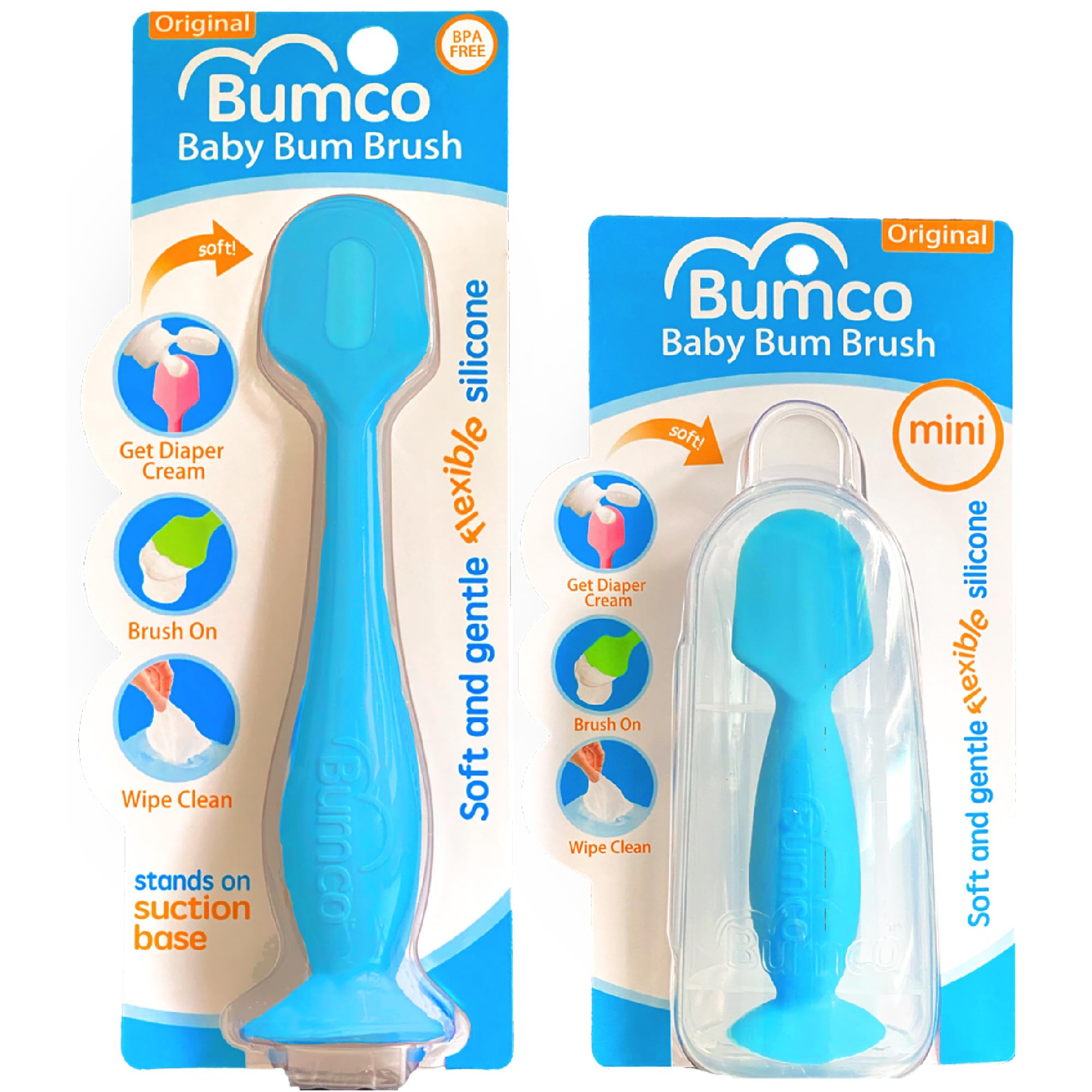 Baby Bum Brush 6.25-inch spatula for easy diaper cream application and cleanup.