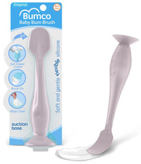 Bumco Baby Bum Brush lavender spatula for gentle, mess-free diaper cream application.