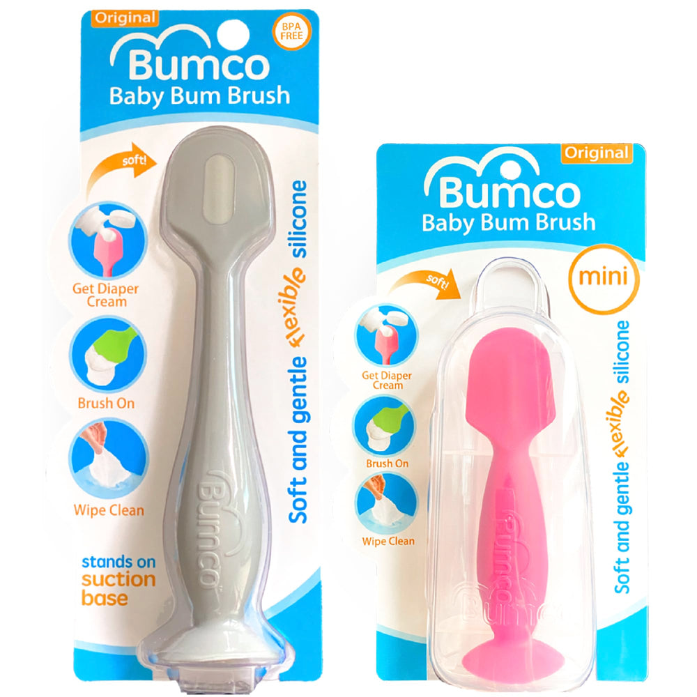 Bumco Bum Brush 6.25-inch spatula for controlled diaper cream application.
