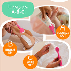 Bumco diaper-cream spatula compact 6.25-inch size fits small jars.
