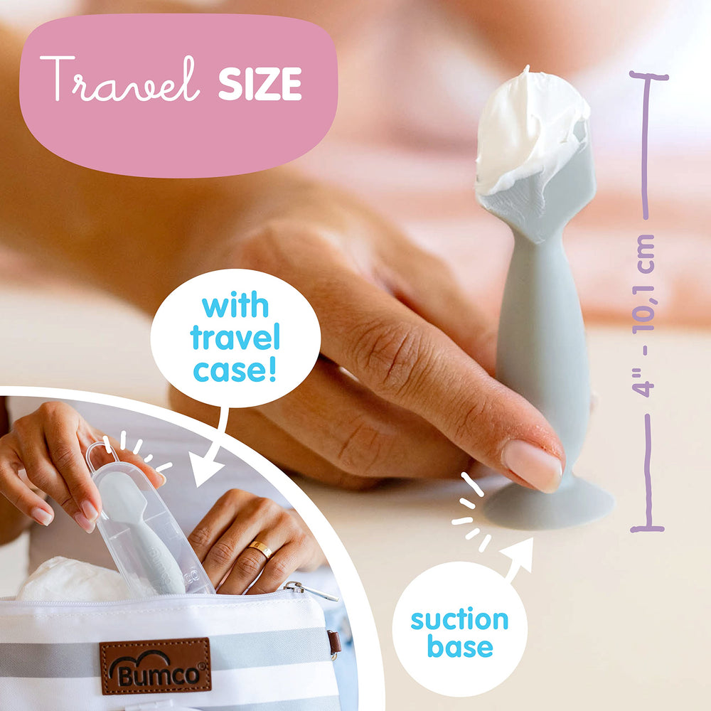 Baby Bum Brush Bumco mini BPA-free diaper spatula for clean hands
