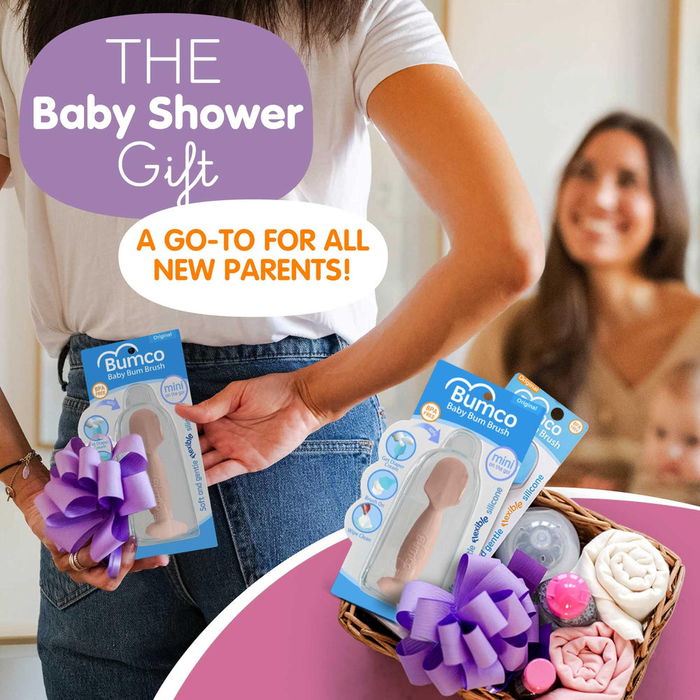 Bumco hygienic design protects fingers during diaper cream use.