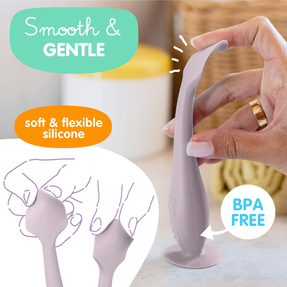 Bumco wipe-clean design makes diaper cream cleanup quick after each change.