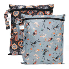 Bumkins Disney wet bag front view shows durable waterproof fabric for travel organization