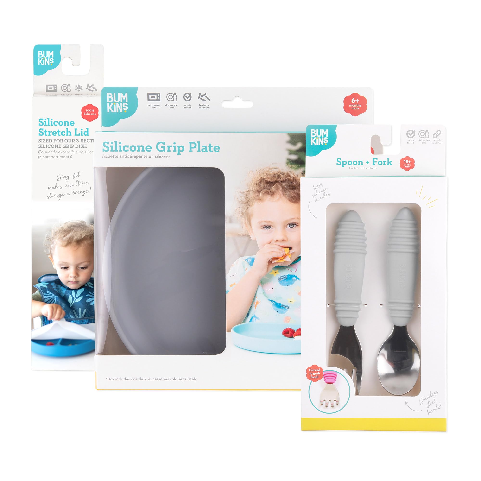 Bumkins mealtime essentials brand-story image highlights trusted kid-friendly design from a Phoenix-based brand.