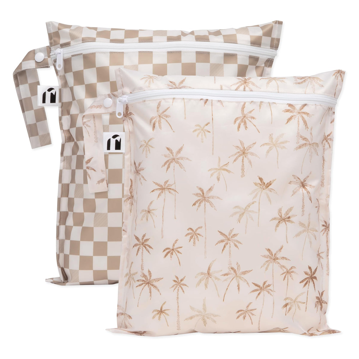 Bumkins Roamio beige twin-pack on counter for travel organization