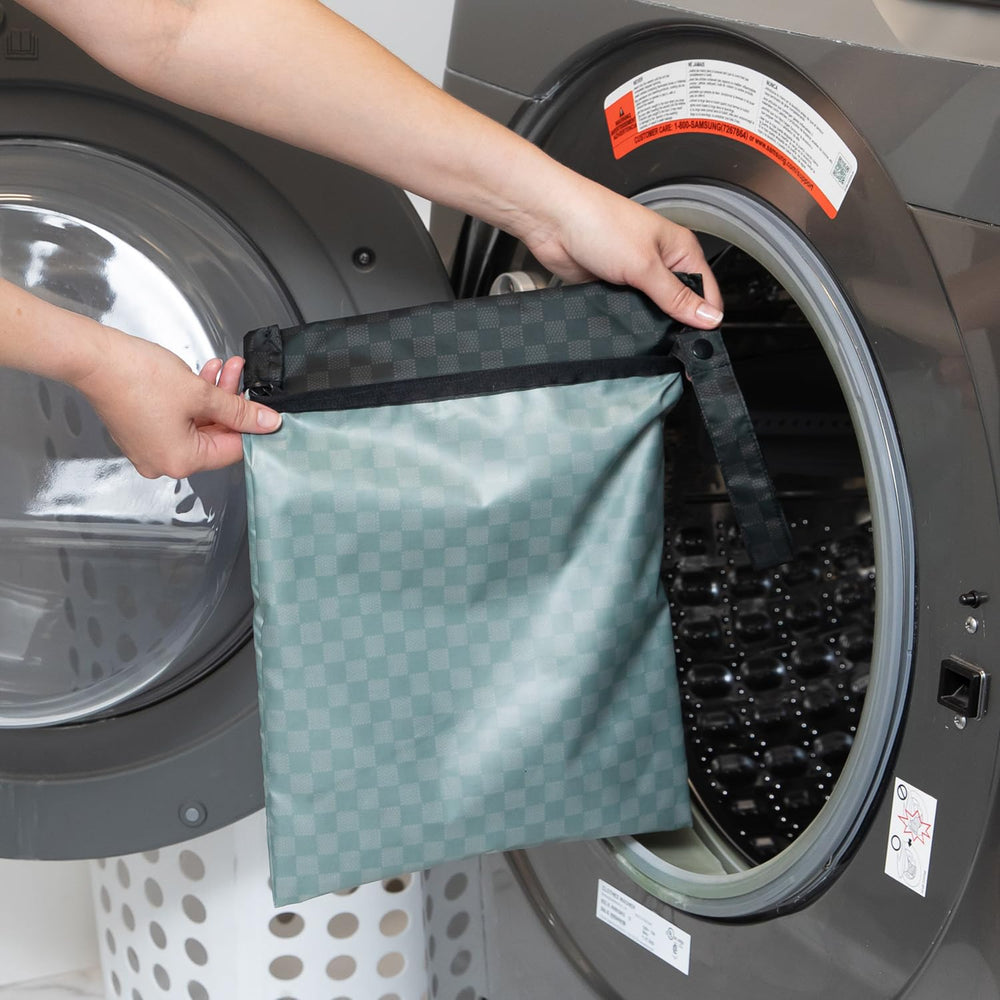 Bumkins two-pack in use as mom's gear organizer.