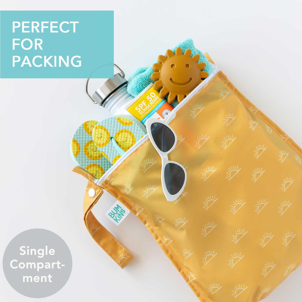 Bumkins Wet Bag Desert Boho with snap-handle for stroller attachment