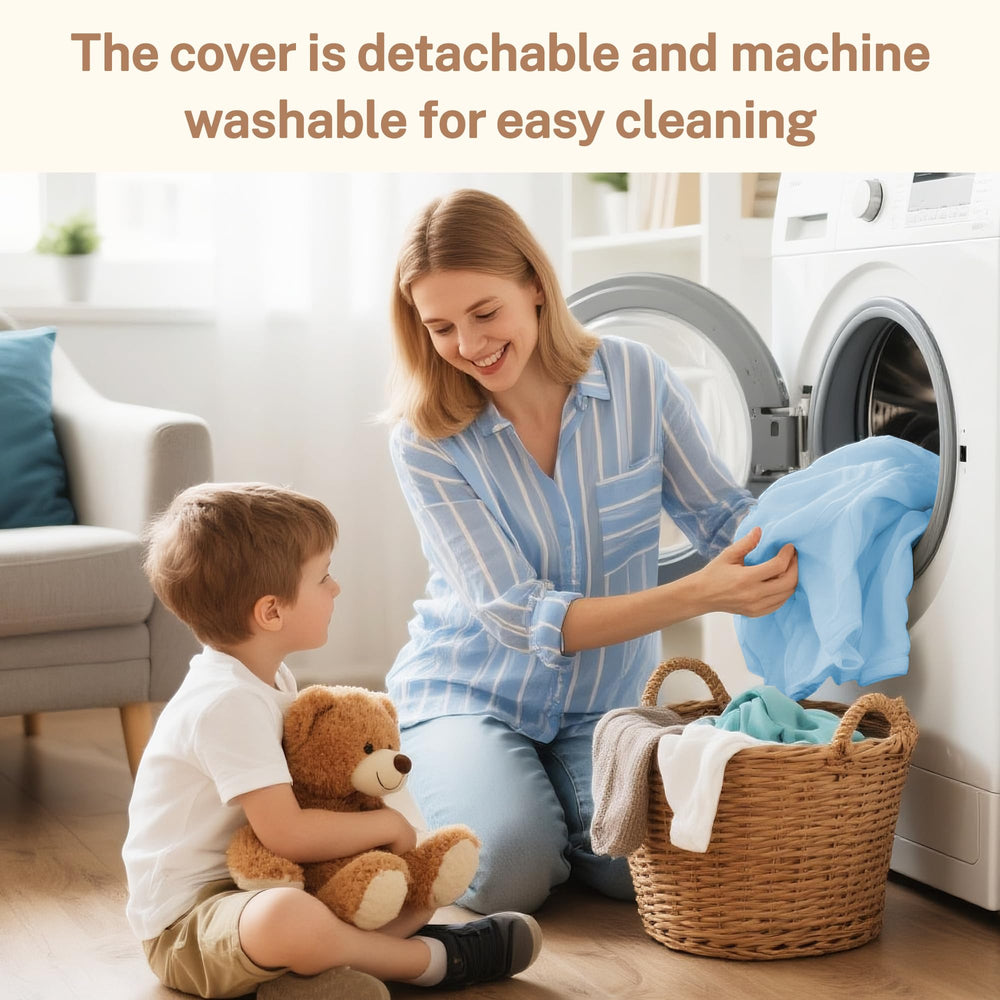 BUMNANA durable cover with hidden zipper stays scratch-free.