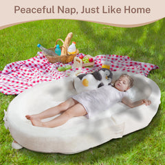 BUMNANA detachable cover with hidden zipper simplifies cleanup and protects skin.