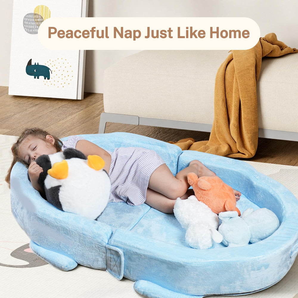 BUMNANA raised edge bumper adds safety during play.