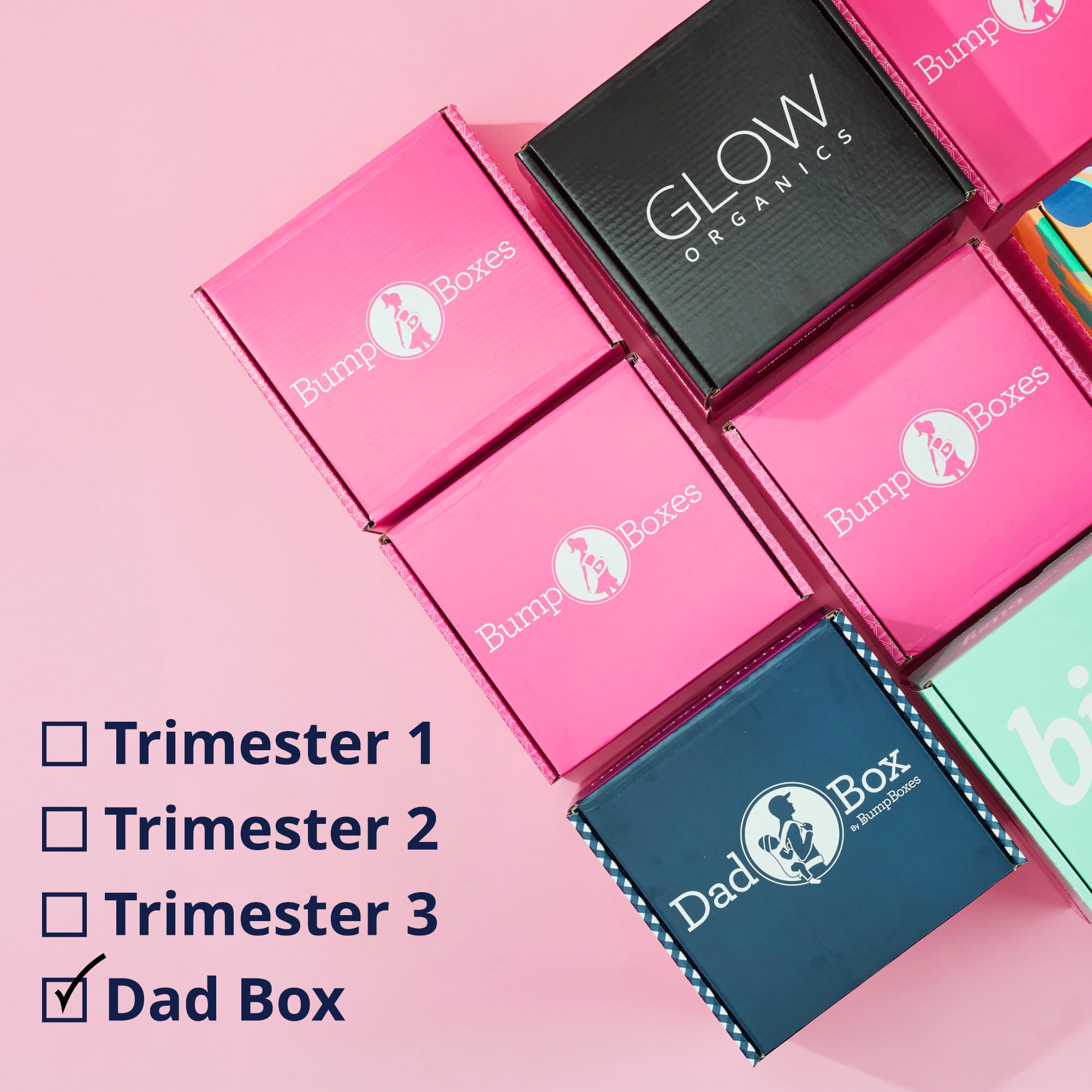 Bump Boxes lifestyle shot of dad and baby bonding during early routines.