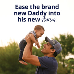 Bump Boxes neutral dad hat with breathable mesh for all-day comfort.