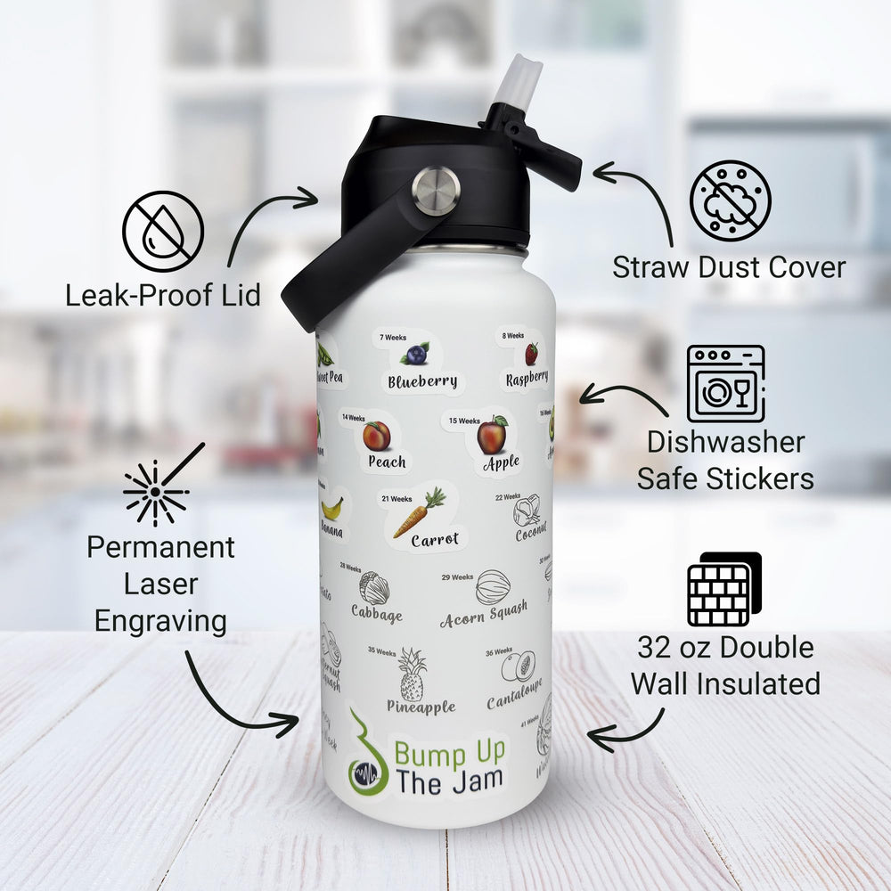Bump Up The Jam UV-resistant stickers for long-lasting milestone tracking