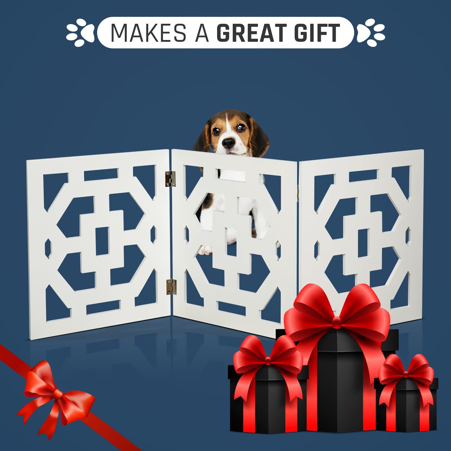 Bundaloo outdoor-use dog gate suitable for indoor-outdoor setups.