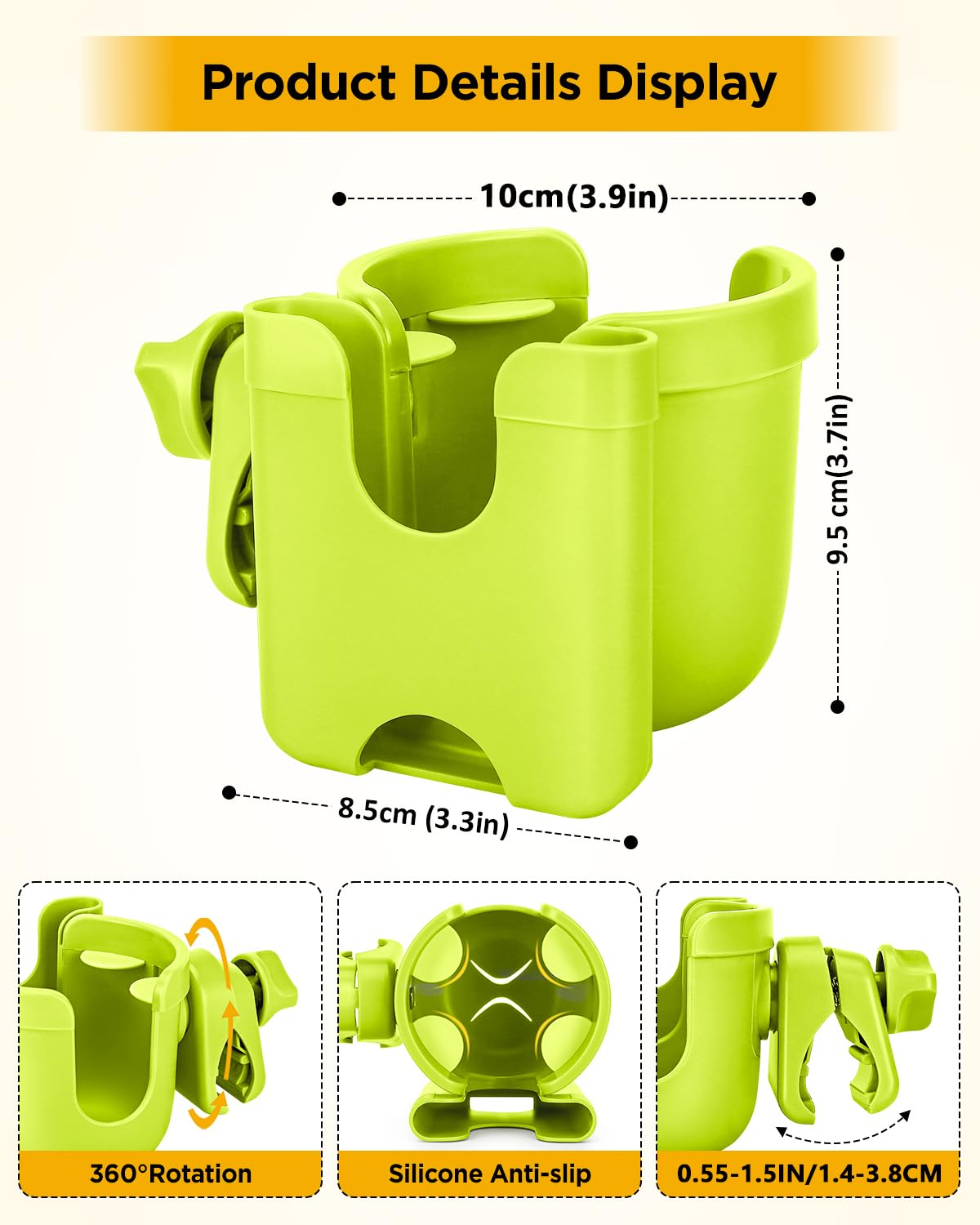 BundlePro 2-in-1 storage with phone case showing hands-free travel on the go