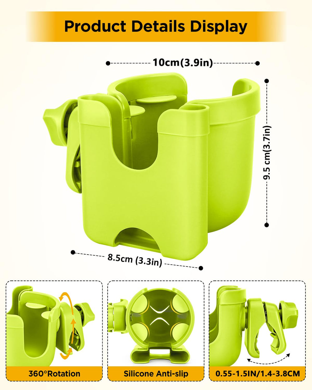 BundlePro 2-in-1 storage with phone case showing hands-free travel on the go