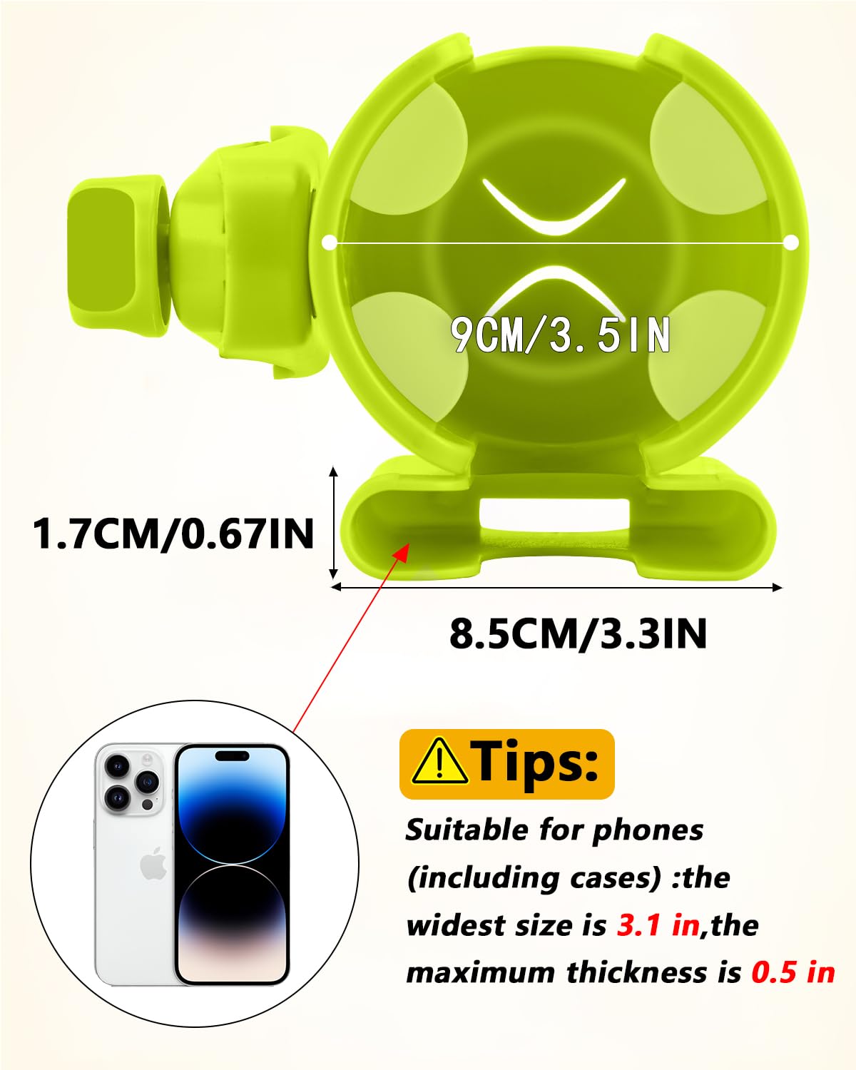 BundlePro rotate360 stroller cup holder demonstrates 360-degree rotation for flexible cup placement