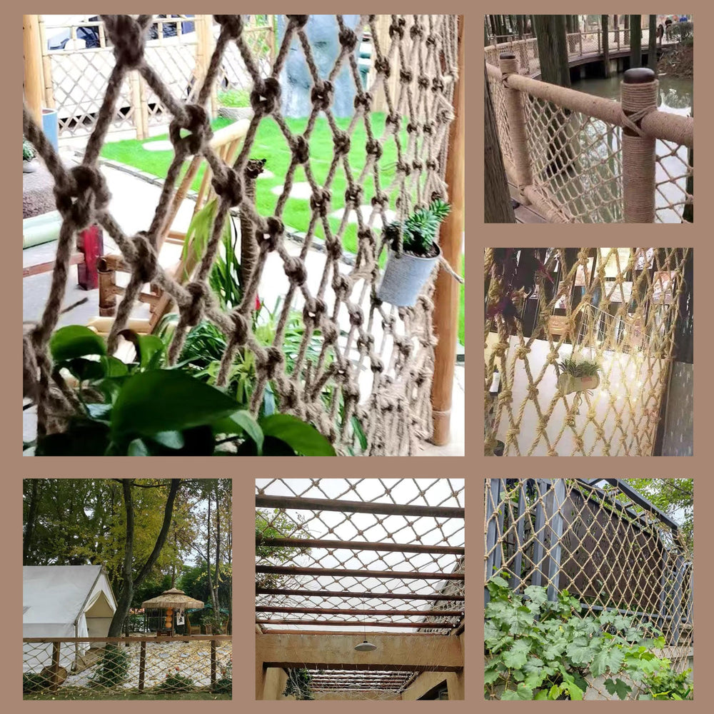 Bunifa Outdoor Rope Net for playgrounds, weather-resistant design.