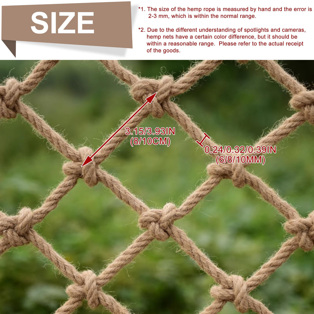 Bunifa Safety Hemp Rope Net on a tree-house setup, ready for adventure.