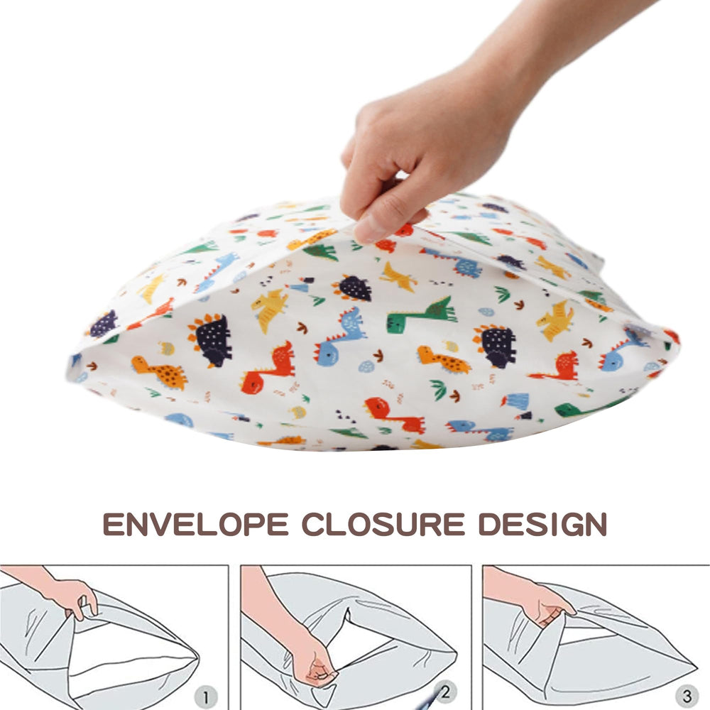 Bunnikins & Clover unisex design displayed on a bed for boys and girls.