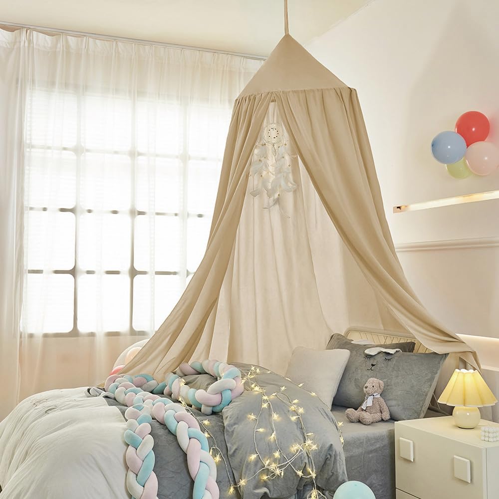 Bunnikins & Clover canopy over reading nook promoting calm, focused playtime.