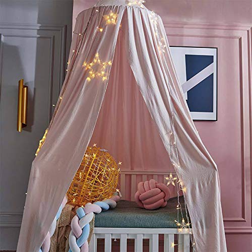 Bunnikins & Clover canopy fits toddler beds to encourage cozy reading corners.