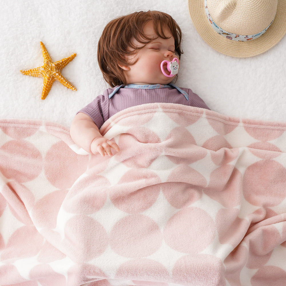 Bunnikins & Clover in stroller — lightweight warmth for on-the-go care.