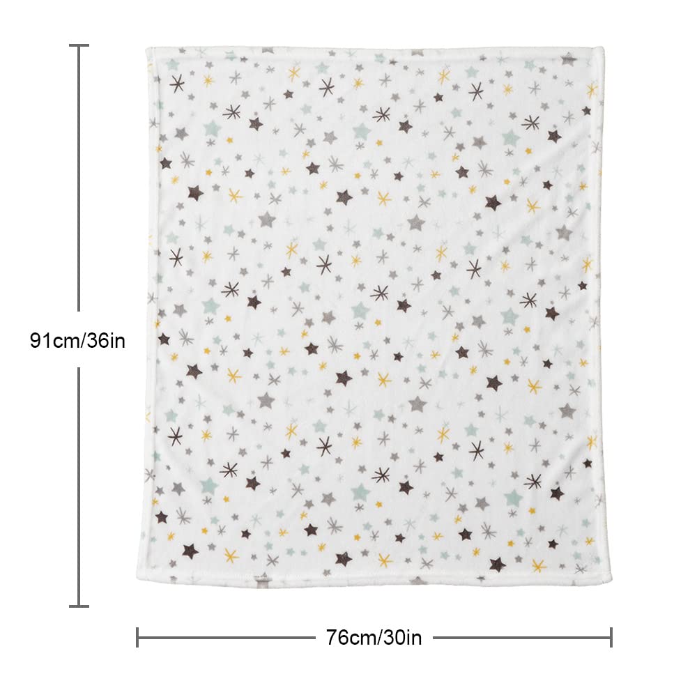 Bunnikins and Clover travel-friendly blanket fits easily in bags and car seats.