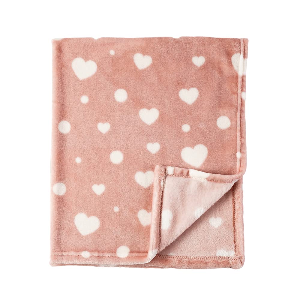 Bunnikins & Clover floral design baby blanket, cheerful print for nursery moments