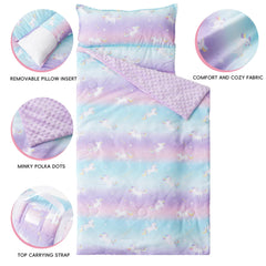 Bunnikins & Clover nap mat unfolded offers ample rest space for toddlers