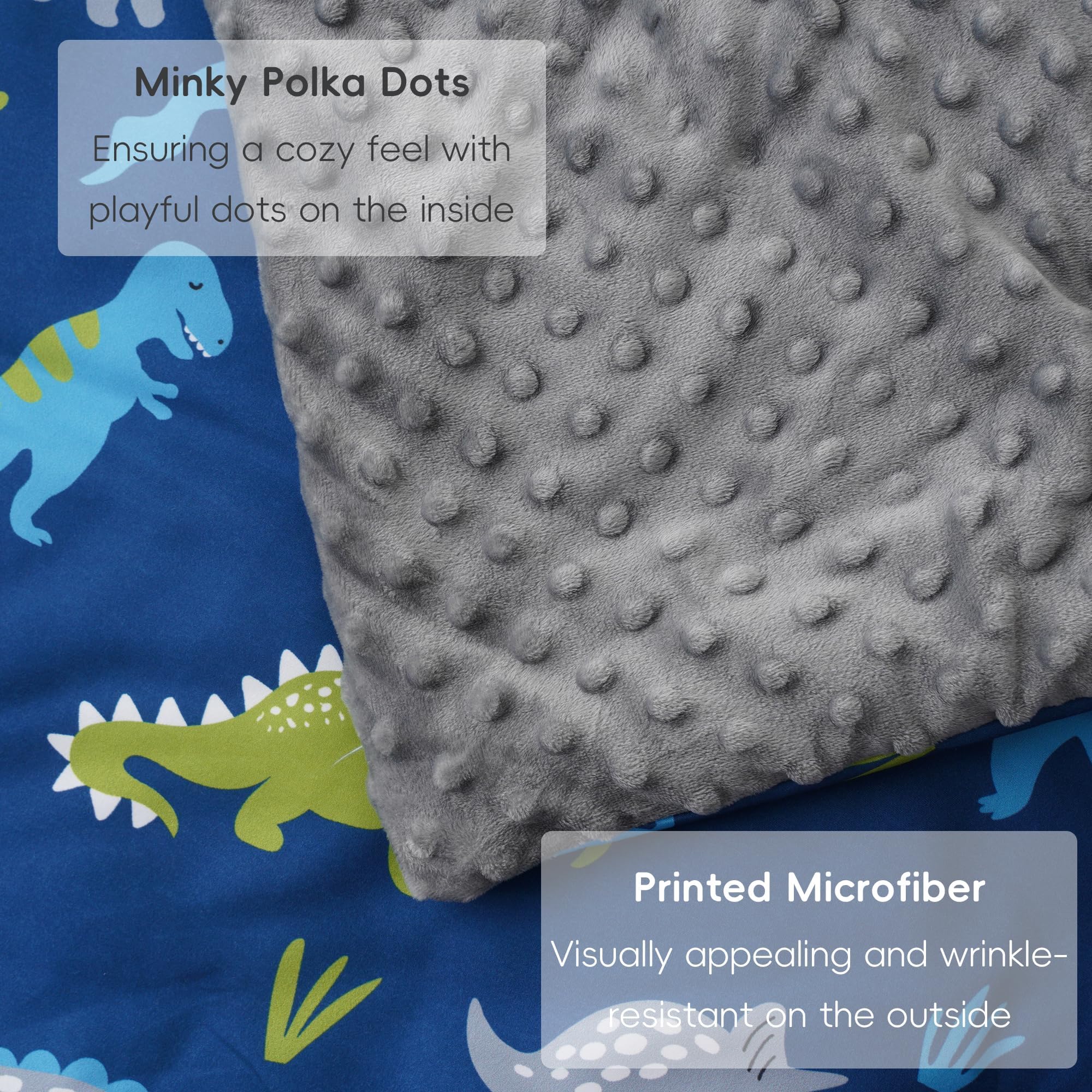 Bunnikins & Clover plush-minky fabric nap mat feels cozy and durable.
