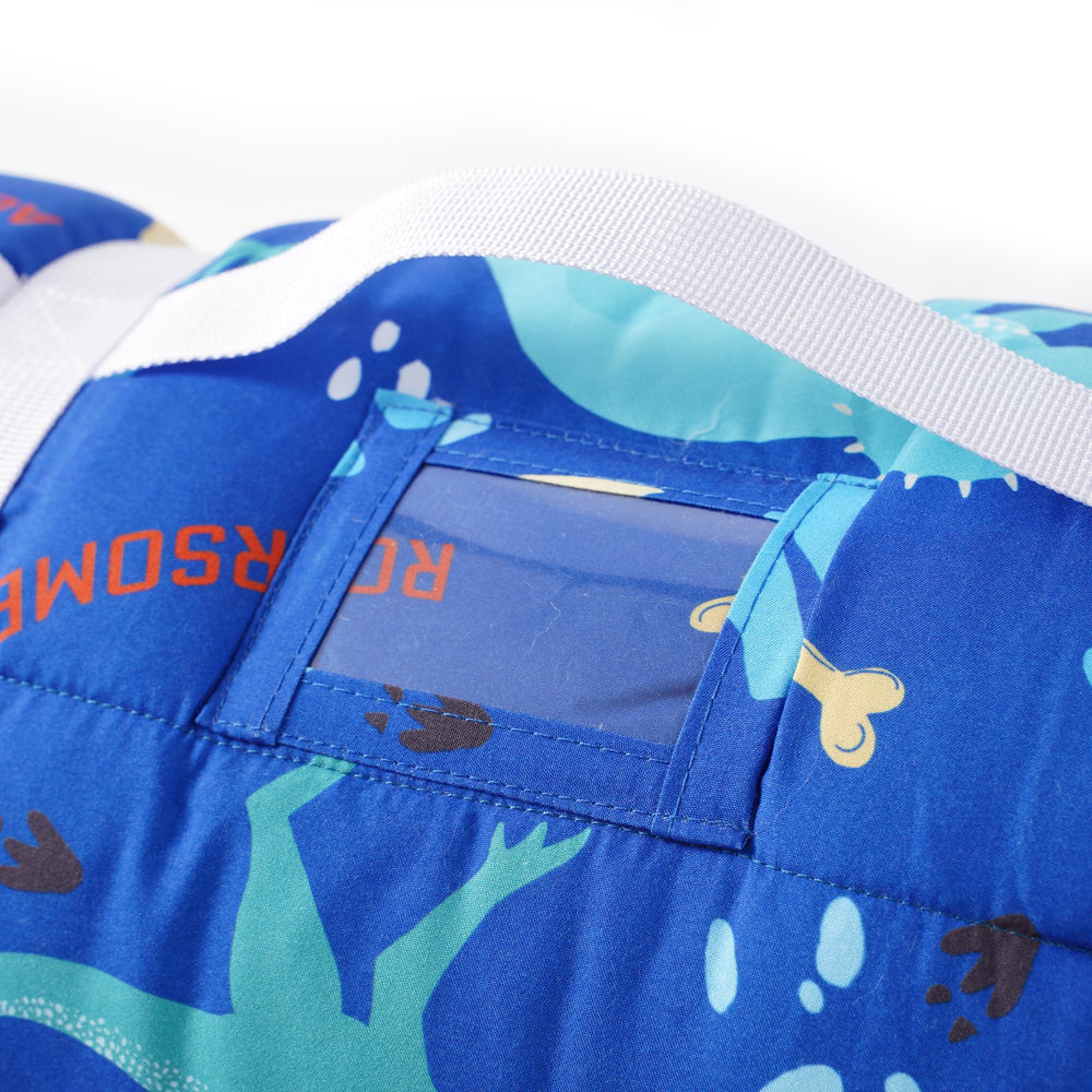 Ultralight, portable nap mat folds neatly for travel and daycare.