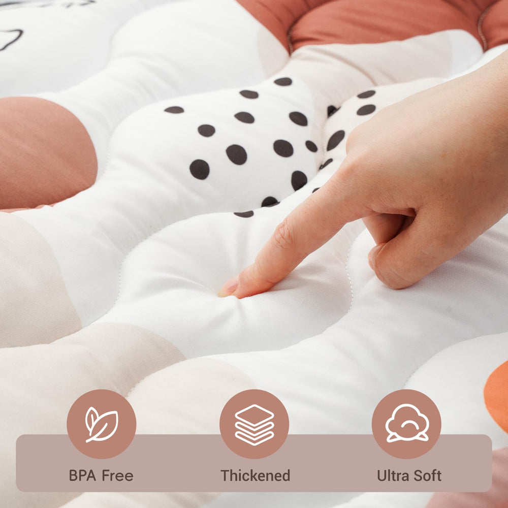 Bunnikins & Clover washable foam surface for easy cleanup after messes.