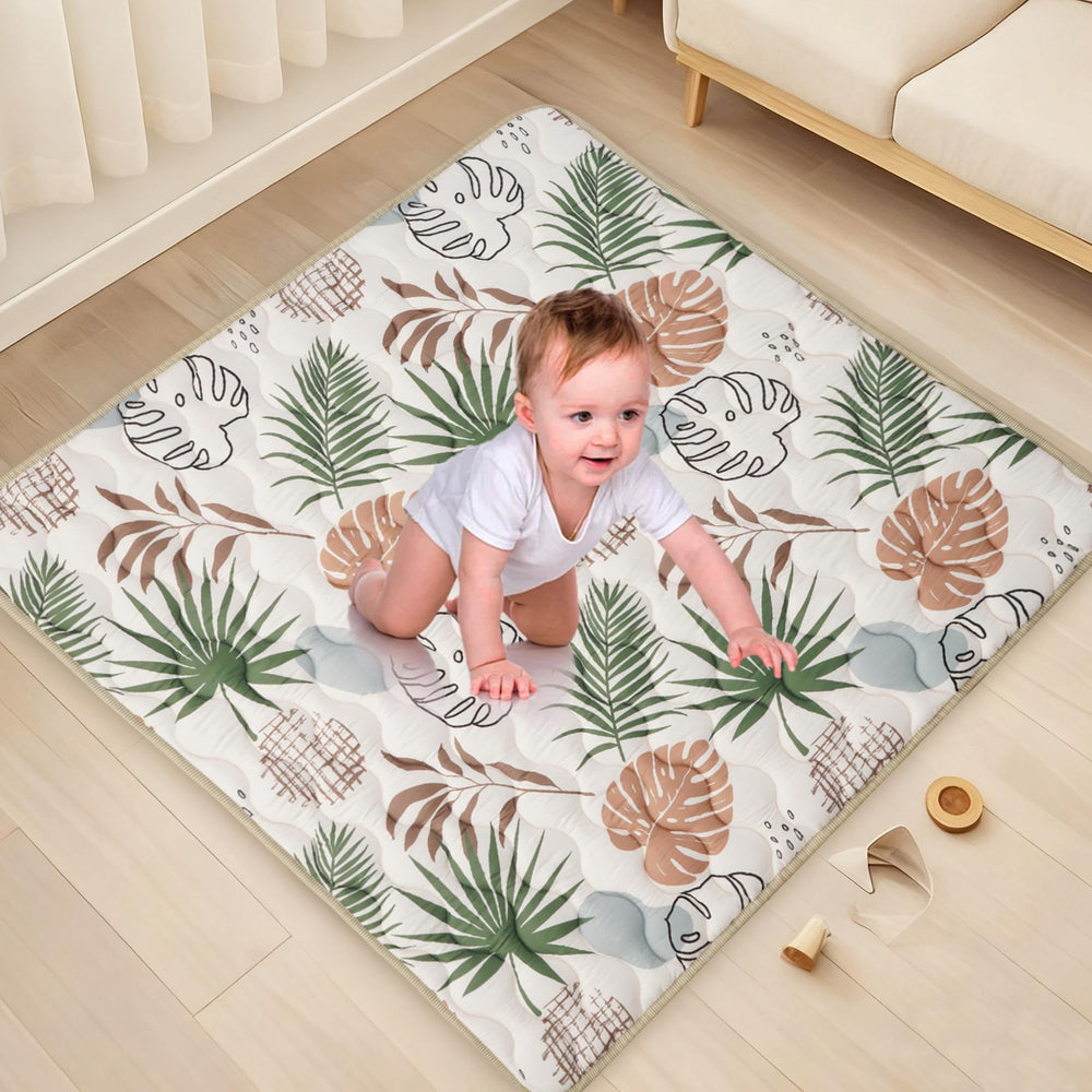 Bunnikins & Clover washable mat is easy to clean after busy play sessions.