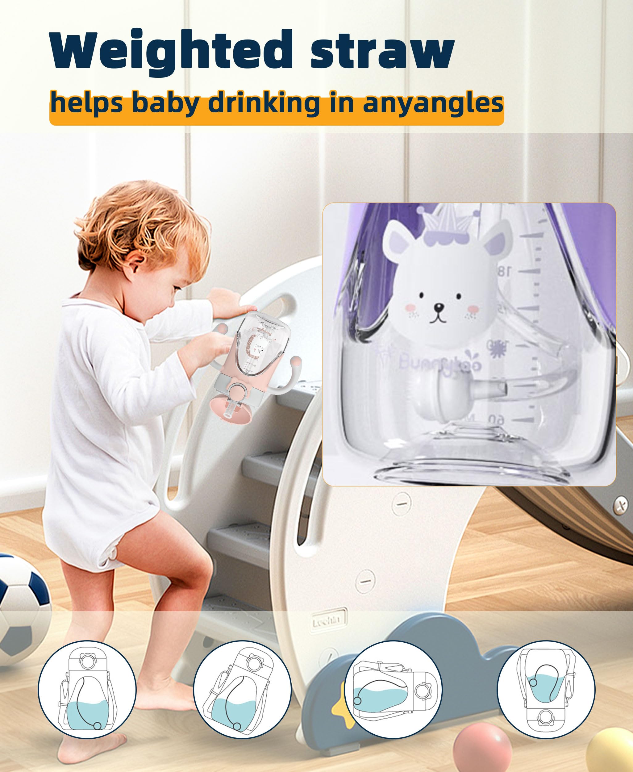 Bunnytoo 8oz capacity supports fewer refills during busy days