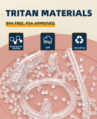 Bunnytoo leak-resistant seal helps prevent spills during play and travel