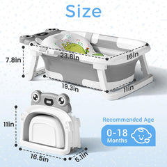 Bunwag Baby Bathtub adjustable shoulder straps for secure positioning
